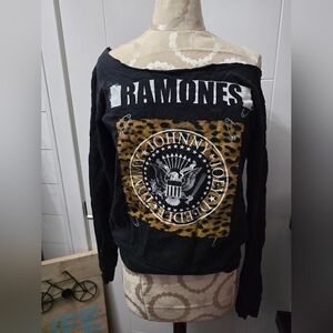 Bravado Ramones Off The Shoulder Tee Sz S
